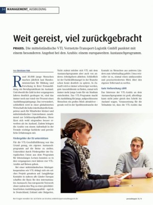 Bautagebuch Weit gereist, viel zurückgebracht