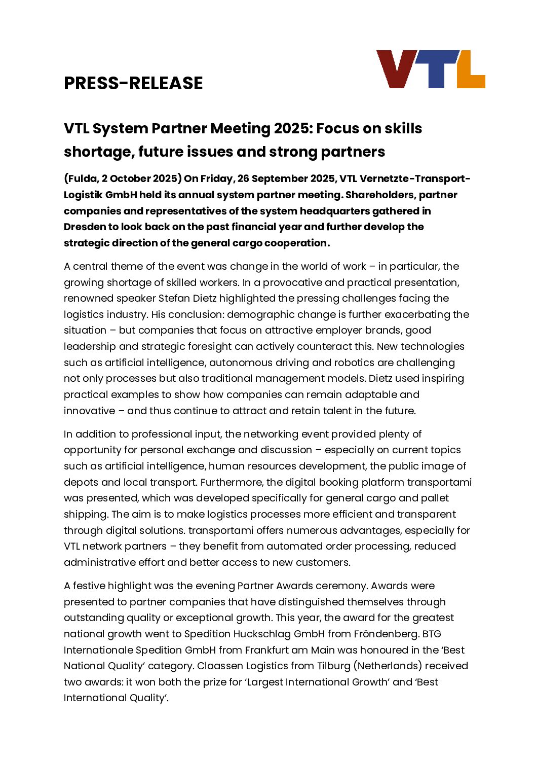 Logistics Alliance Germany